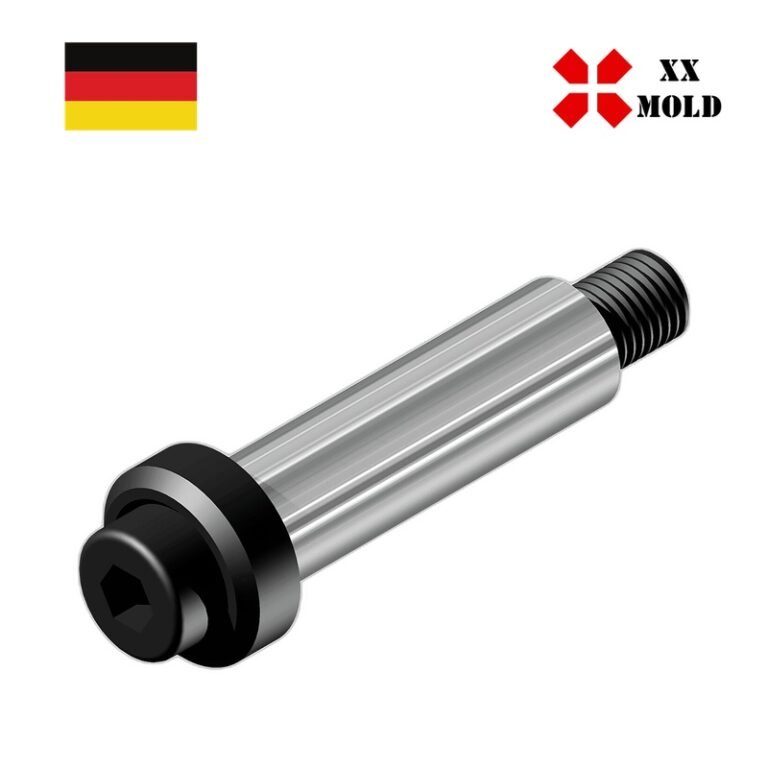 Screw with distance tube - XXmold precision mold component, SKU XEP1515