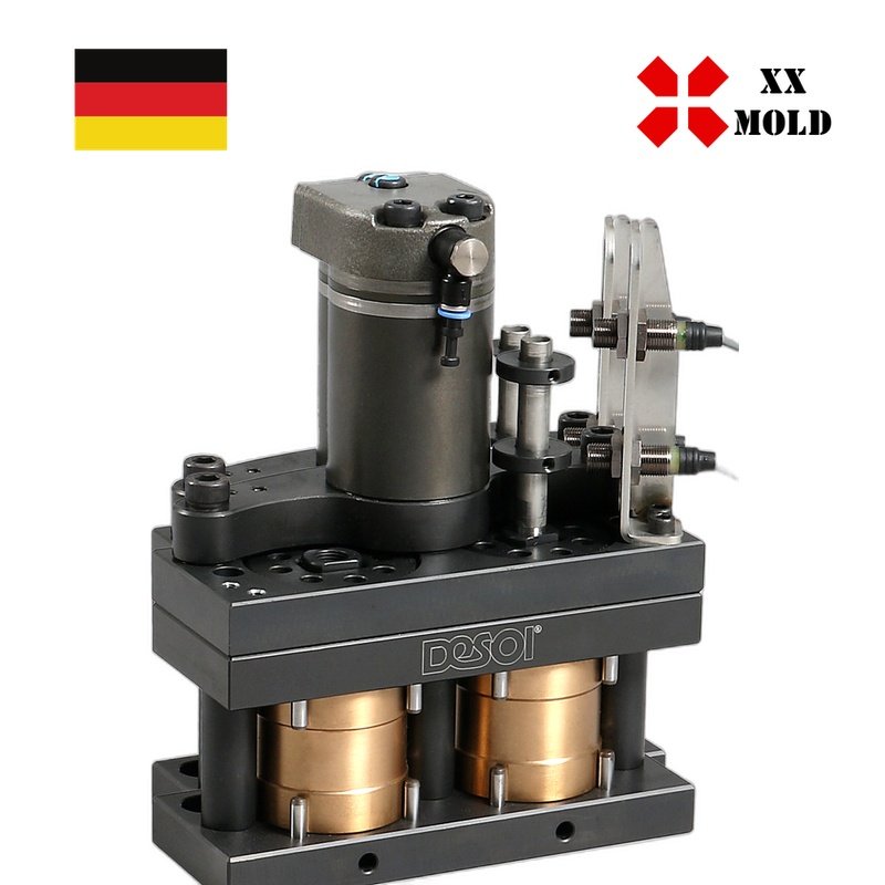 Double thread unscrewing unit 1x hydraulic motor OMM 32 (3.2 kW) - XXmold precision mold component, SKU XEP402-02