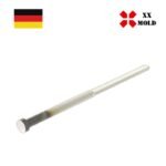 Flat ejector pin with chamfer radii, 4-fold 0.2 mm DIN ISO 6893, Form FAH - XXmold precision mold component, SKU XEP84