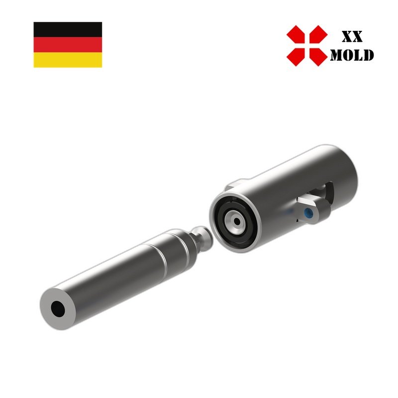 Round latch lock rear screwed - XXmold precision mold component, SKU XEP3112131