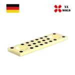 Wear plate with solid lubricant - XXmold precision mold component, SKU XEP4173