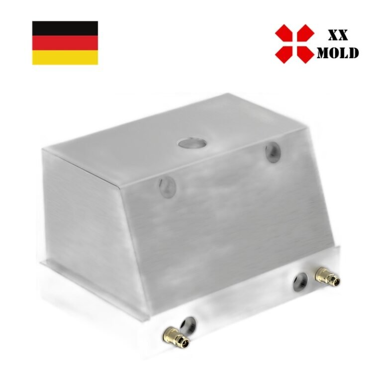 Large slider 20° Pressure surface / Angled hole - XXmold precision mold component, SKU XEP42120