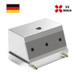 Large slider 20° Pressure surface / Angled hole - XXmold precision mold component, SKU XEP42125
