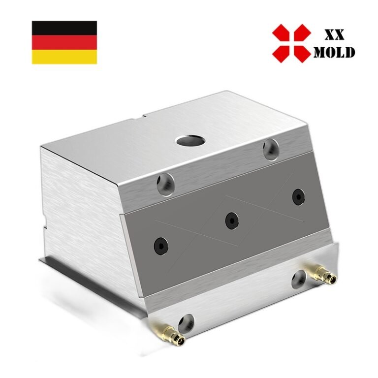Large slider 20° Pressure surface / Angled hole - XXmold precision mold component, SKU XEP42130