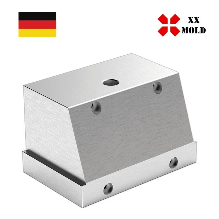 Large slider 20° Pressure surface/Angled hole - XXmold precision mold component, SKU XEP42115
