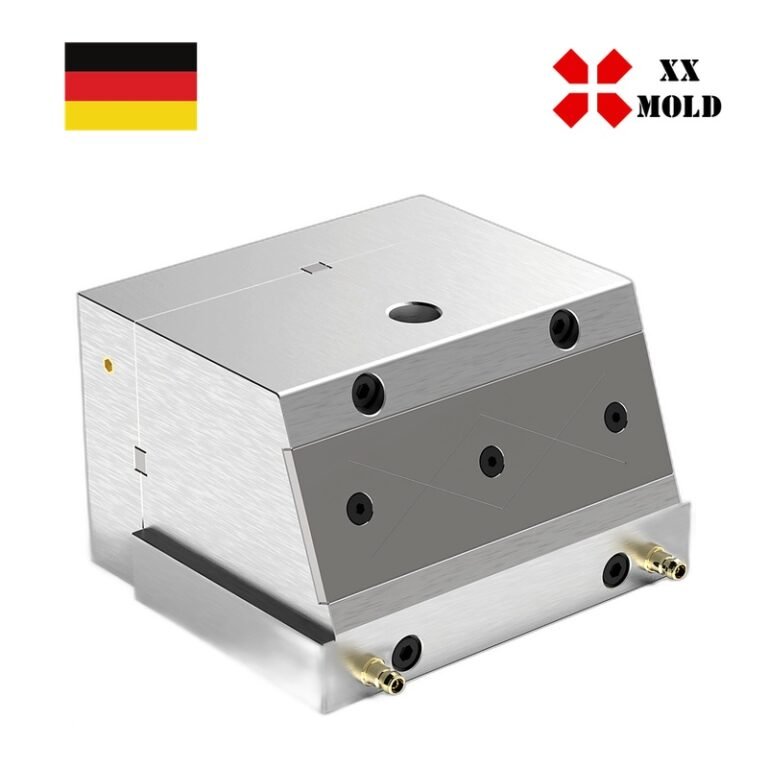 Large slider 20° Pressure surface, angled hole - XXmold precision mold component, SKU XEP42135