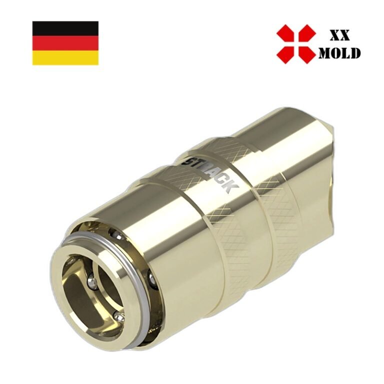 Quick release coupling 45° - XXmold precision mold component, SKU XEP7707
