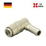 Quick release coupling 90° - XXmold precision mold component, SKU XEP7708
