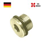 Taper pressure plug DIN 908 - XXmold precision mold component, SKU XEP7744