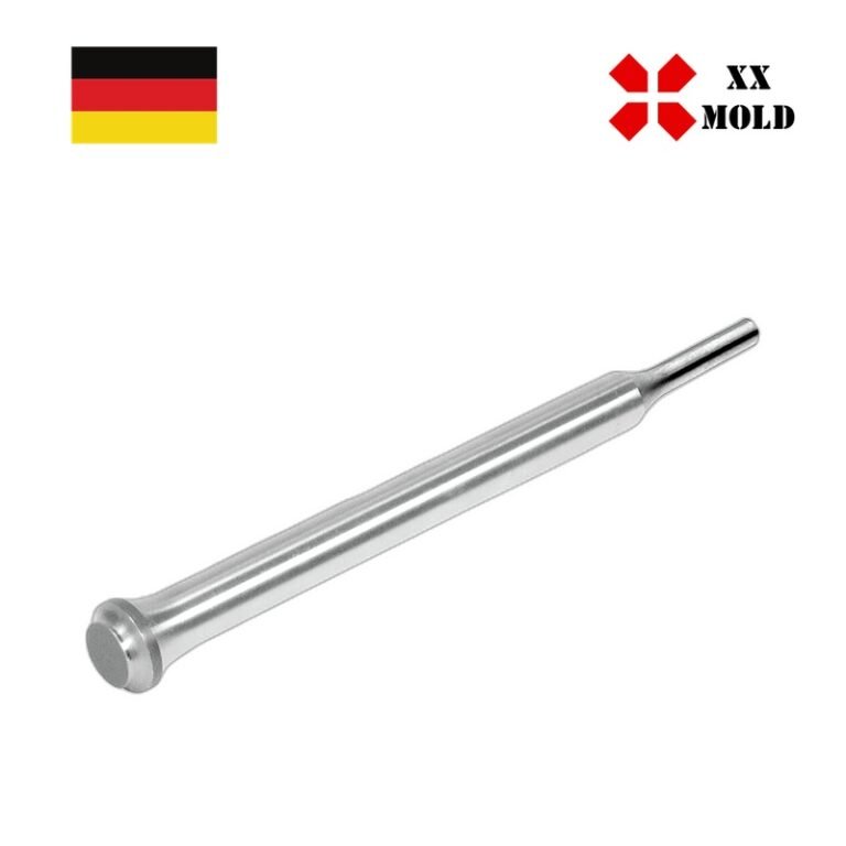 Punch with trombone collar - XXmold precision mold component, SKU XES1843