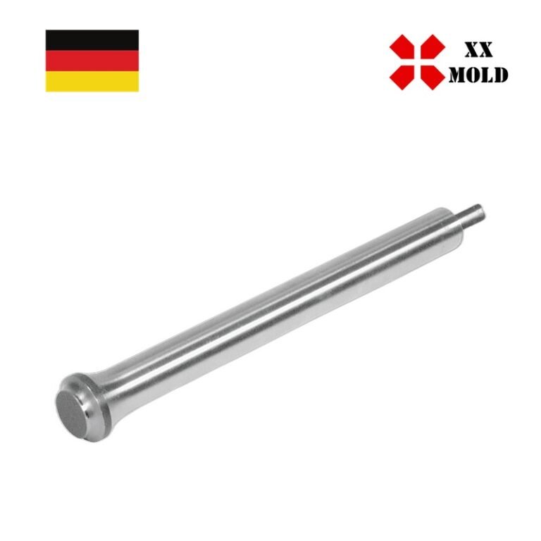 Punch with trombone collar and with stripper pin - XXmold precision mold component, SKU XES1841