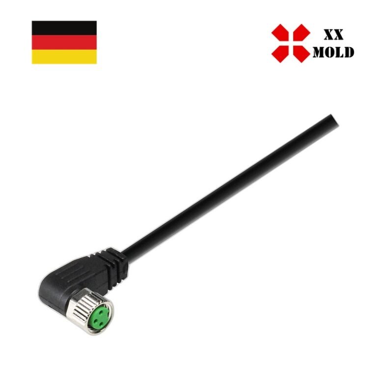 Connecting lead 90° connection - XXmold precision mold component, SKU XES7613