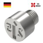 Arrow embossing stamp - XXmold precision mold component, SKU XES5174