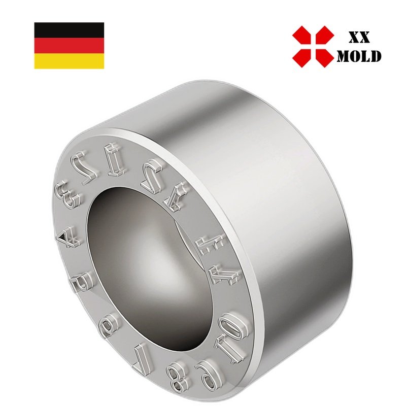 Embossing stamp - XXmold precision mold component, SKU XES5202
