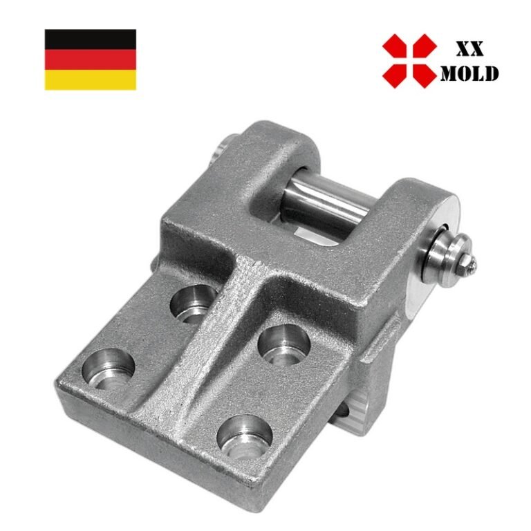 Lifting bracket with lifting bolt, with drop-ring safety device FCA Norm - XXmold precision mold component, SKU XES1580