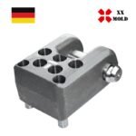 Lifting bracket with lifting bolt, with drop-ring safety device nach BMW Norm - XXmold precision mold component, SKU XES1582