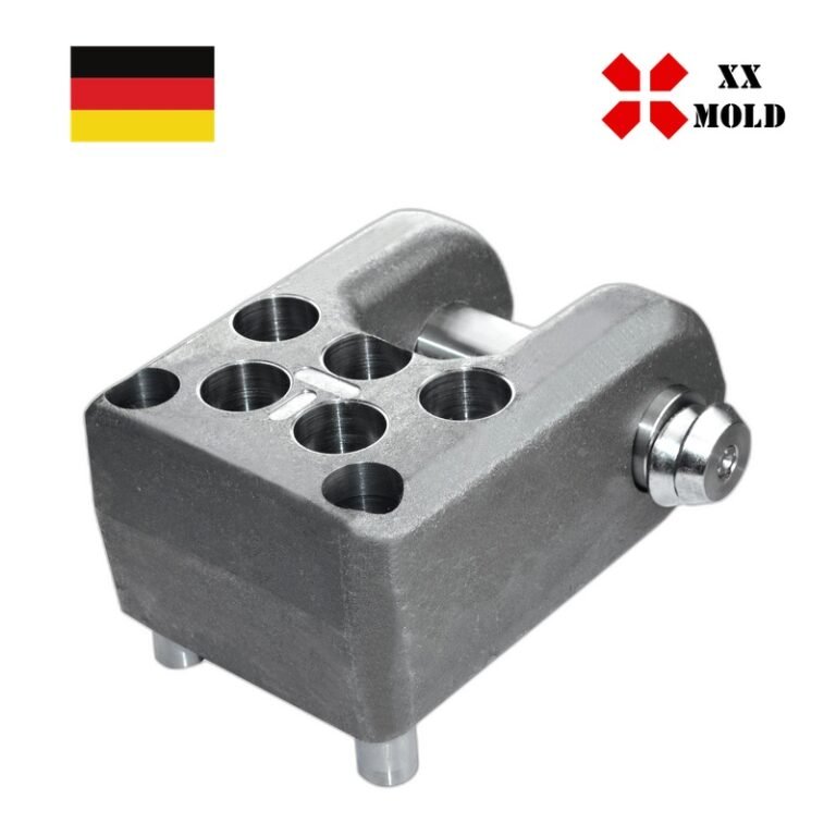 Lifting bracket with lifting bolt, with drop-ring safety device nach BMW Norm - XXmold precision mold component, SKU XES1582
