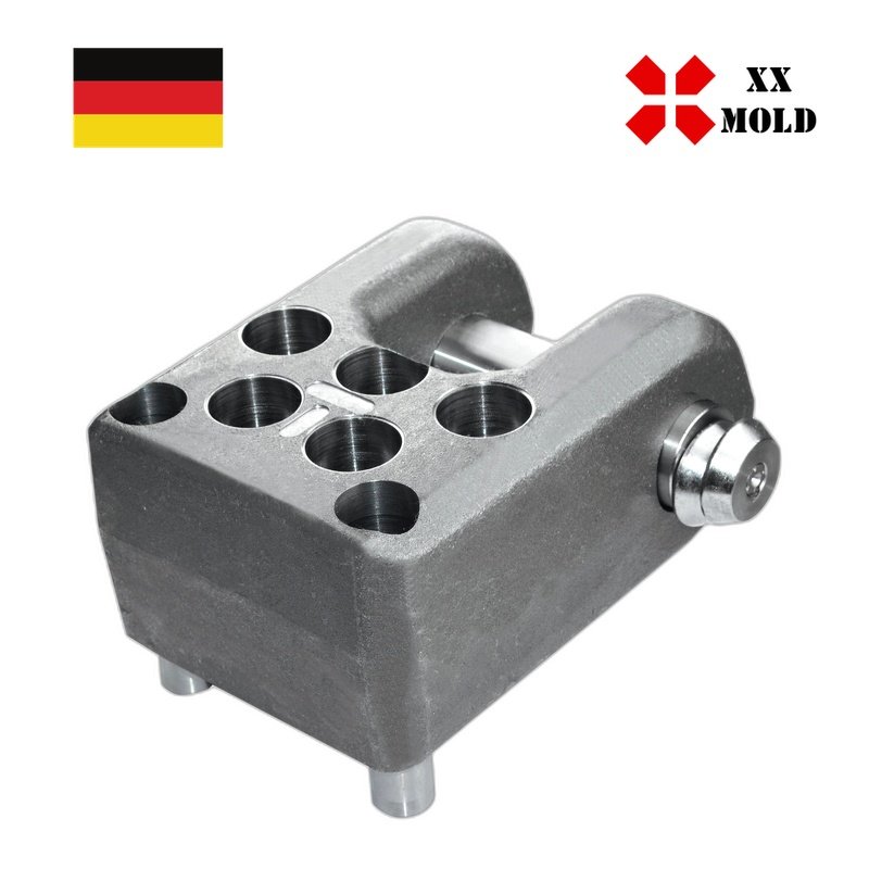 Lifting bracket with lifting bolt, with drop-ring safety device nach BMW Norm - XXmold precision mold component, SKU XES1582