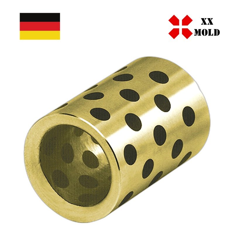 Guide bush sliding guide with solid lubricant - XXmold precision mold component, SKU XES1731