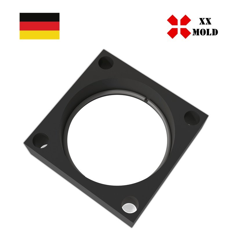 Flange - XXmold precision mold component, SKU XES-BFP