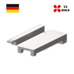 Flat latch lock pinned